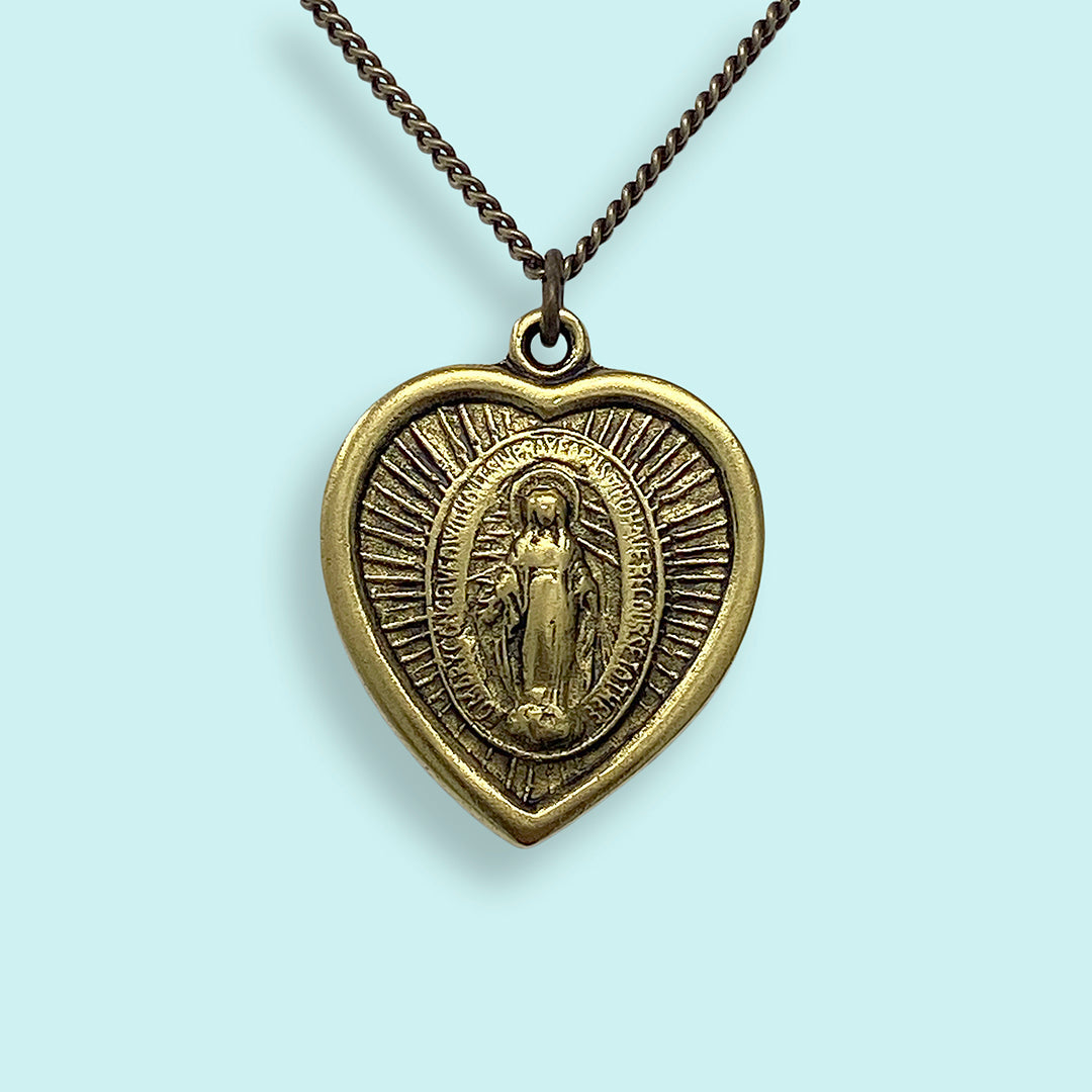Gold guadalupe necklace 2025