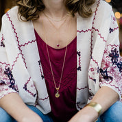 Deco Direction Compass Necklace - Ornamental Things