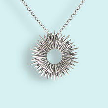 Load image into Gallery viewer, Sterling Small Radiant Sun Necklace
