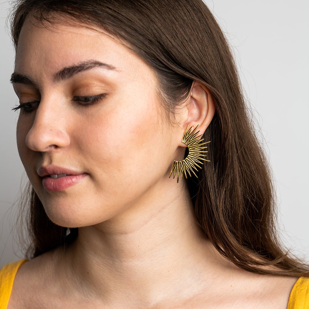 Antique Gold Earrings - Ornamental Things