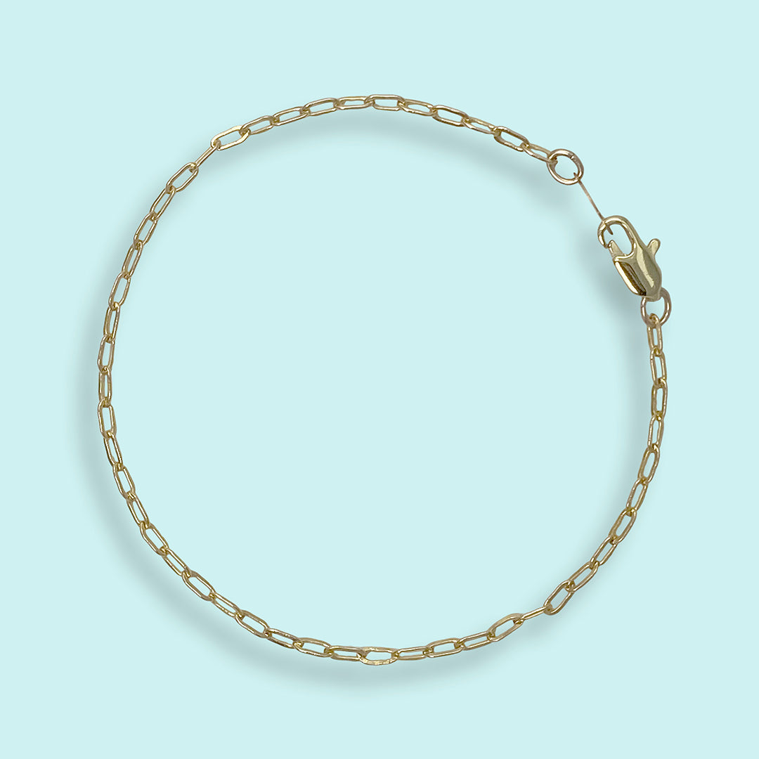 Simple Gold Filled Chain Bracelet – Ornamental Things