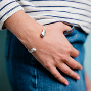 Silver Fisticuff Bracelet