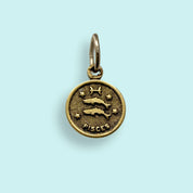 Gold Zodiac Charm