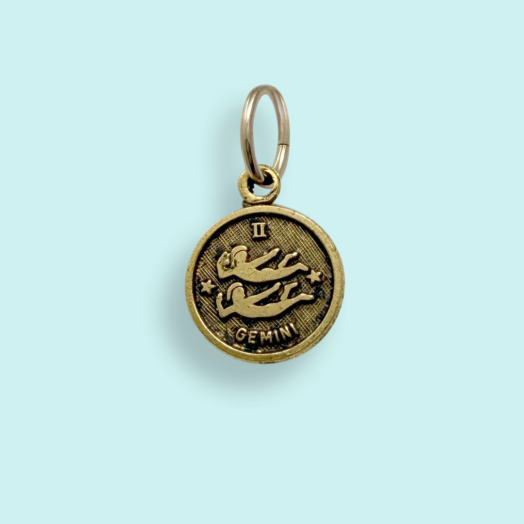 Gold Zodiac Charm