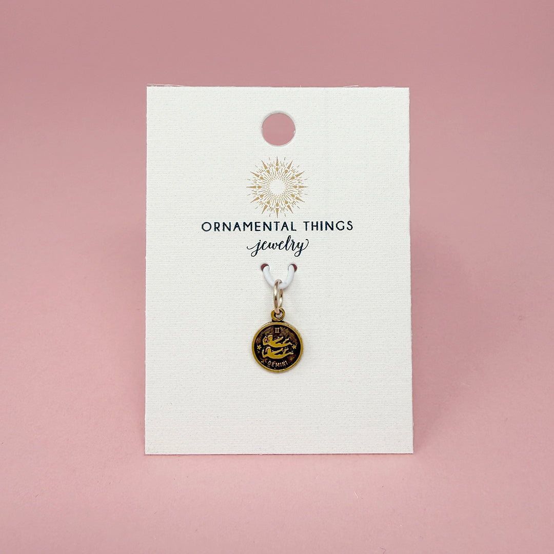 Gold Zodiac Charm