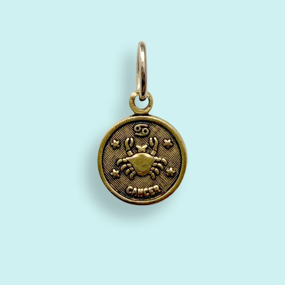 Gold Zodiac Charm