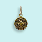 Gold Zodiac Charm
