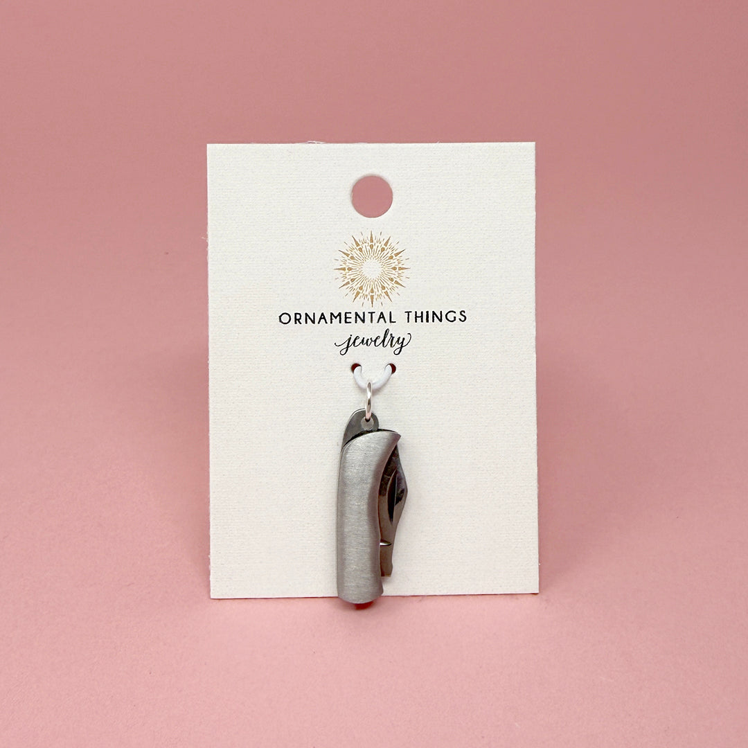 Silver Knife Charm