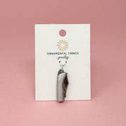 Silver Knife Charm