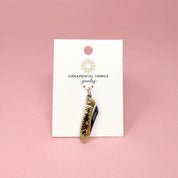 Small Gold Fish Knife Charm