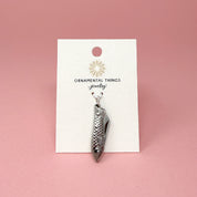 Silver Fish Knife Charm