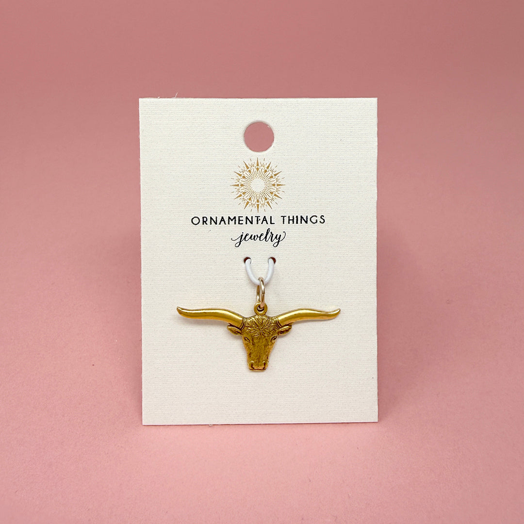 Longhorn Charm