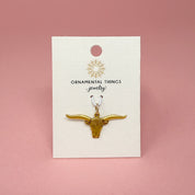 Longhorn Charm