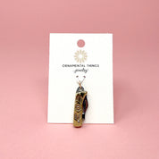 Gold Wildflower Knife Charm
