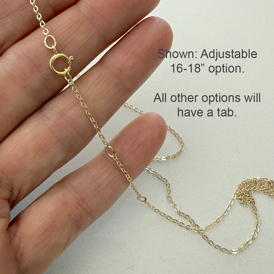 Gold-Filled Cable Chain, Short