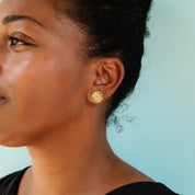 Sun Facets Stud Earrings