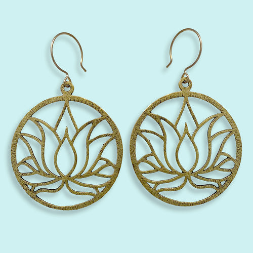 Lotus Earrings