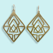 Geometric Rhombus Earrings