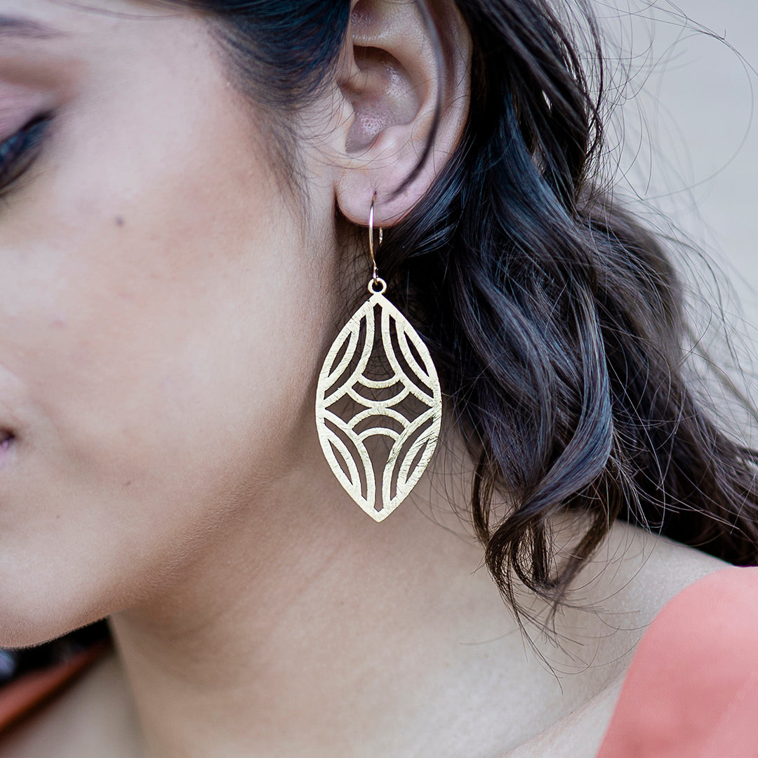 Deco Marquis Earrings