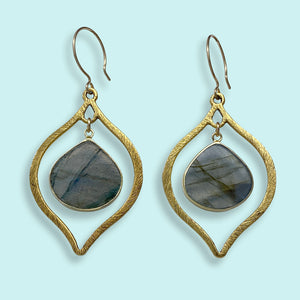 Labradorite Drop Earrings