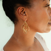 Spinning Quatrefoils Earrings