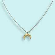 Hammered Moon Necklace