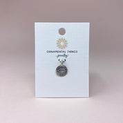 Sterling Evil Eye Medallion Charm