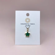 Star Stone Green Onyx Charm