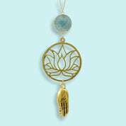 Lotus Om Necklace