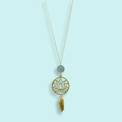 Lotus Om Necklace