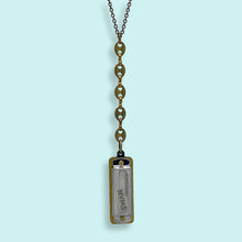 Load image into Gallery viewer, Silver Anchor Drop Harmonica Necklace