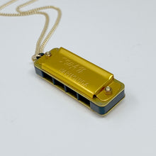 Load image into Gallery viewer, Golden Harmonica Necklace