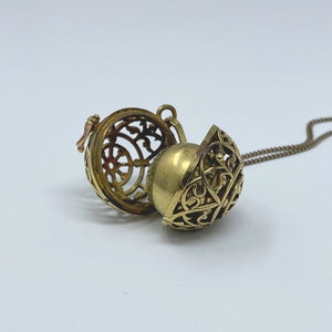 Bell Cage Necklace