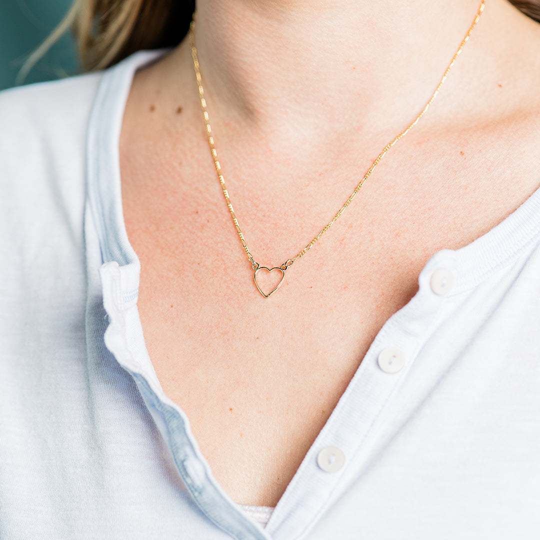 Little Gold Heart Necklace