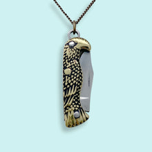 Load image into Gallery viewer, Bird Knife Necklace