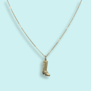 Cowgirl Boot Necklace