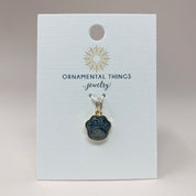 Shell Paw Print Charm
