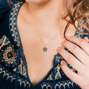 Shell Paw Print Necklace