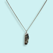 Silver Wildflower Knife Necklace