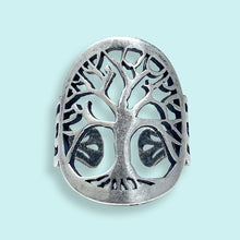 Load image into Gallery viewer, Silver Tree of Life Ring