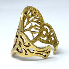 Load image into Gallery viewer, Gold Tree of Life Ring