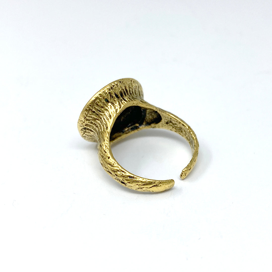 Gold Compass Ring
