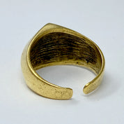 Gold Facet Ring