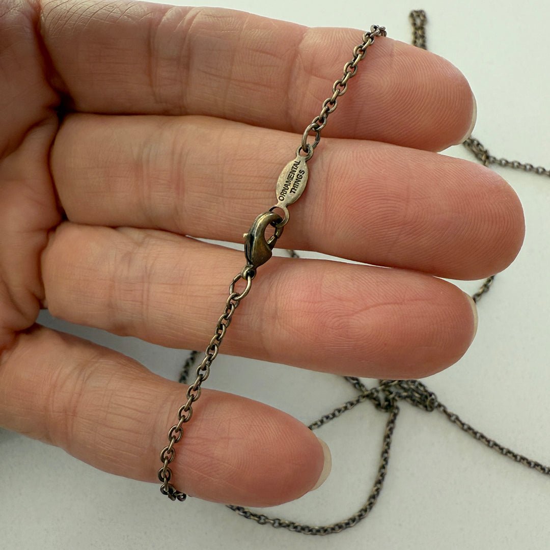 Aged Brass Cable Chain, Long - Ornamental Things