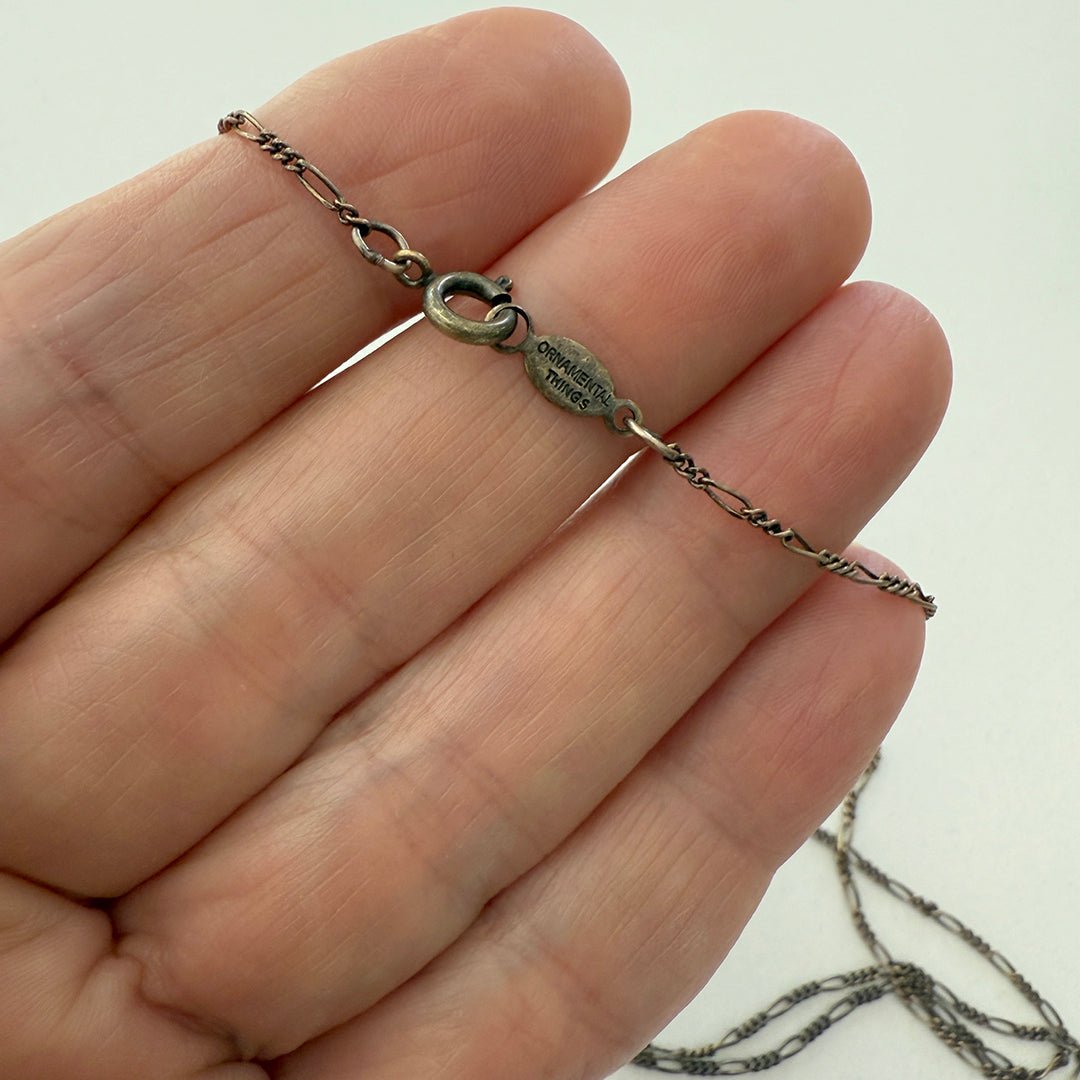 Aged Brass Figaro Chain, Short - Ornamental Things