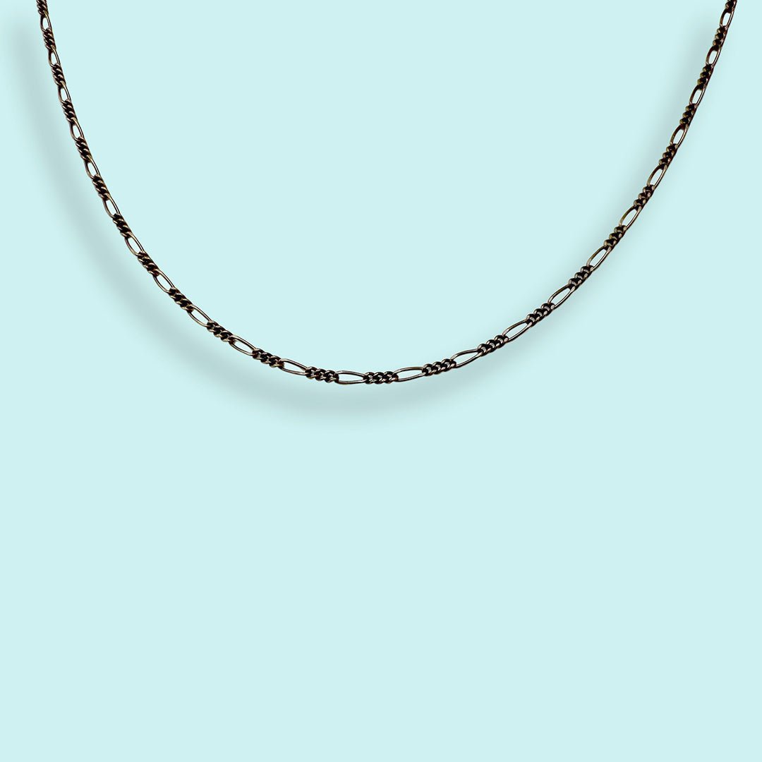 Aged Brass Figaro Chain, Short - Ornamental Things
