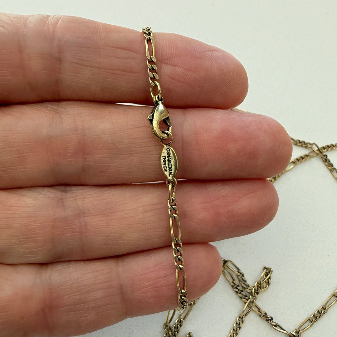 Antique - Gold Figaro Chain, Long - Ornamental Things