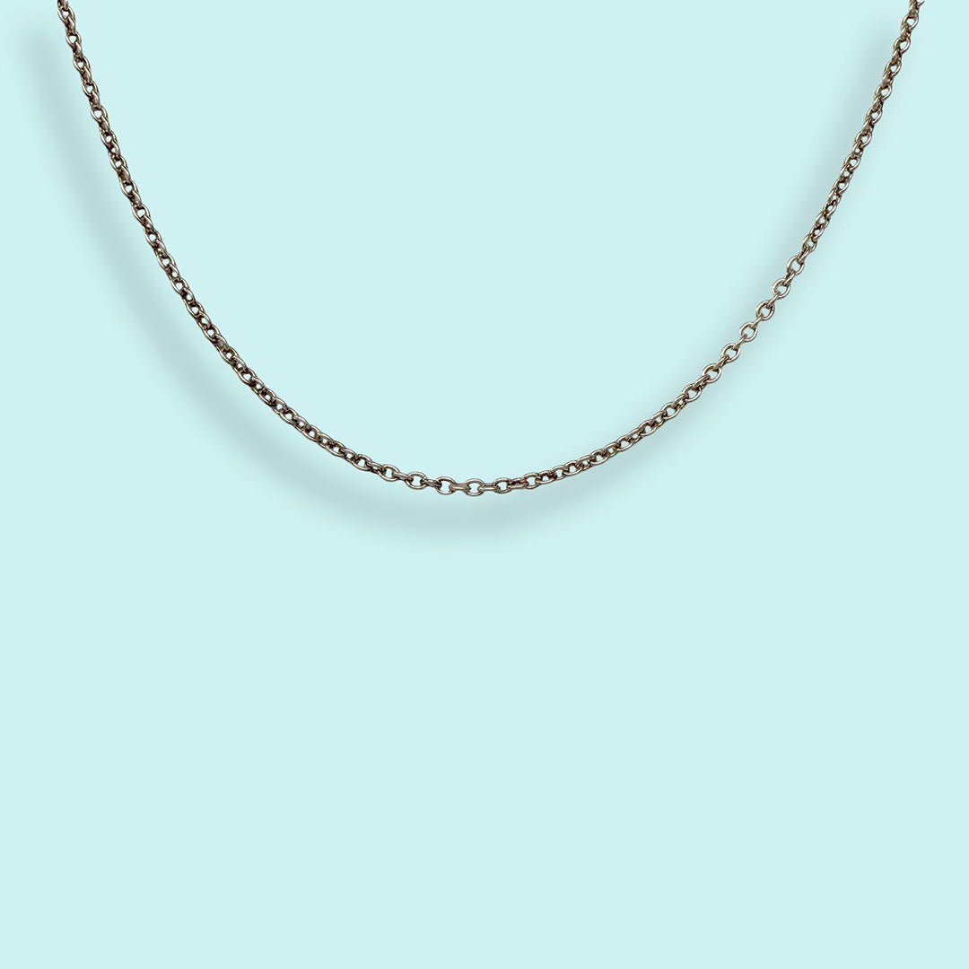 Antique - Silver Cable Chain, Long - Ornamental Things