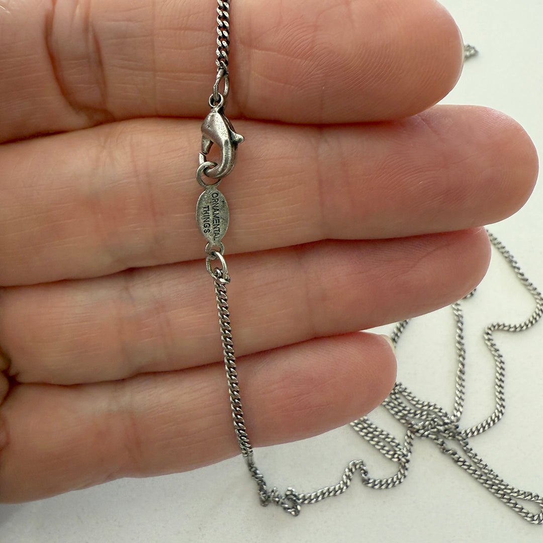 Antique - Silver Curb Chain, Short - Ornamental Things