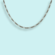 Antique - Silver Figaro Chain, Long (Copy) - Ornamental Things